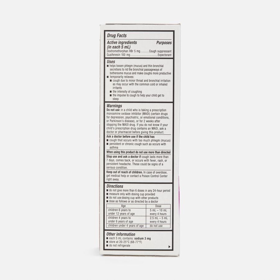 Mucinex Children's Cough Relief Liquid, Cherry, 4 fl oz., , large image number 1
