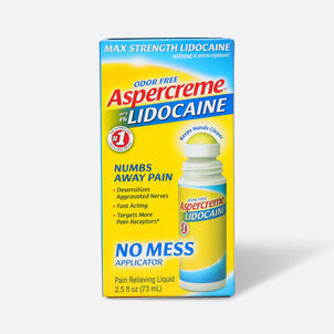 Aspercreme No Mess RollOn with 4 Lidocaine 25 fl oz