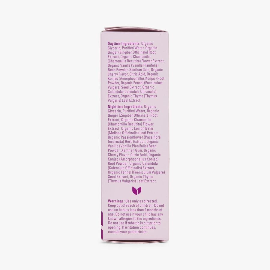 Hyland's Baby Organic Soothing Gel Day & Night Combo Pack, Cherry, Two 0.53 oz. Tubes, , large image number 3
