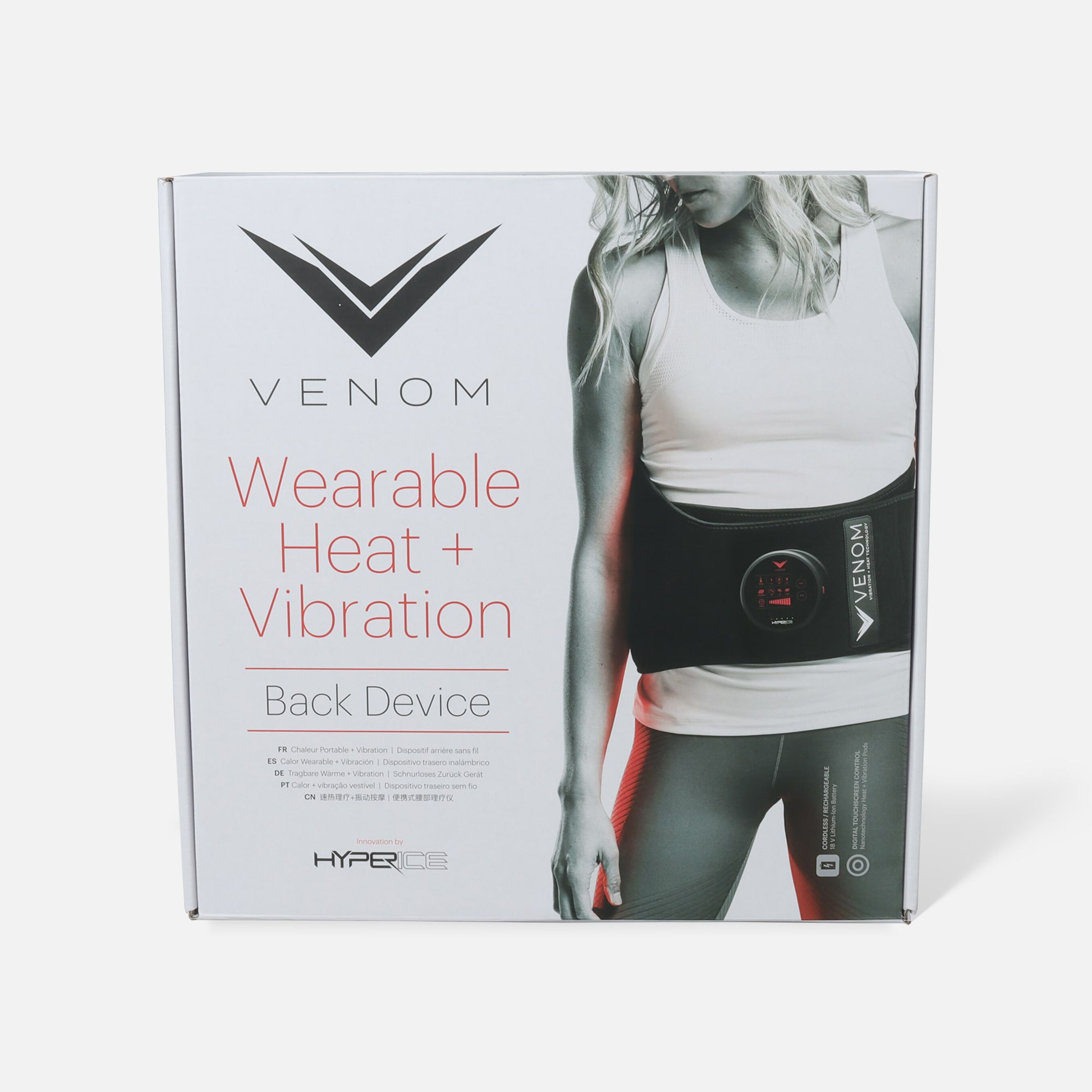 Hyperice Venom Back, Heat And Vibration Wrap
