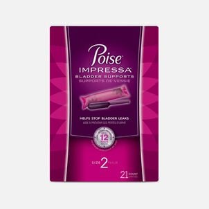 Poise Impressa Incontinence Bladder Support for Women, Bladder Control, 21 ct.