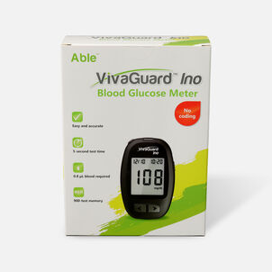 VivaGuard Ino Blood Glucose Meter, Black