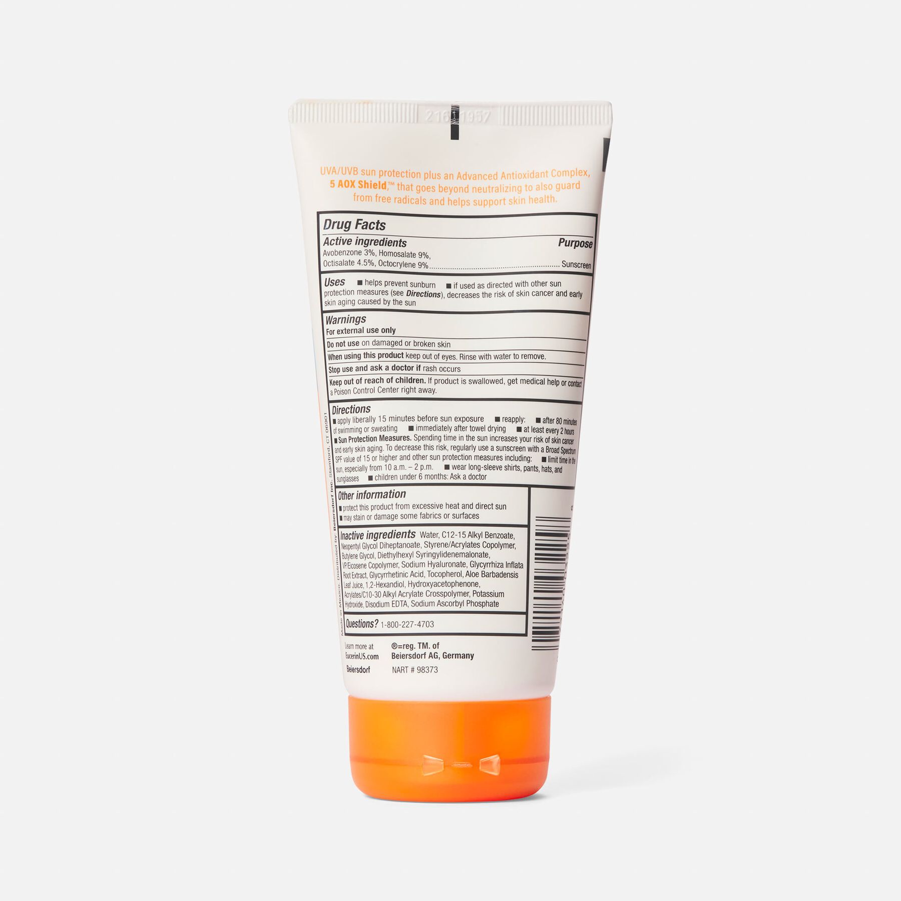 HSA Eligible Eucerin Sun Advanced Hydration Lotion SPF 50, 5 fl oz