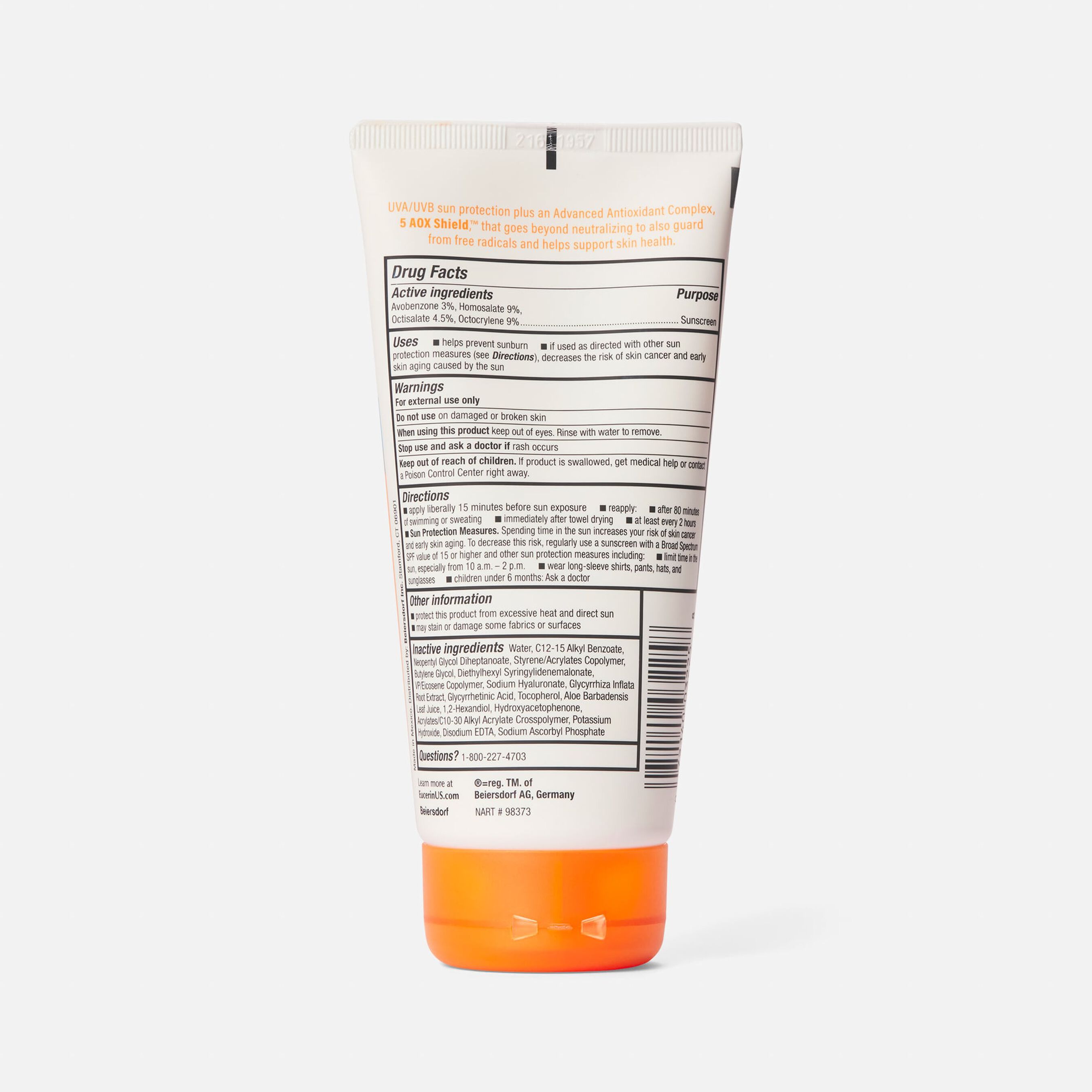 HSA Eligible Eucerin Sun Advanced Hydration Lotion SPF 50, 5 fl oz