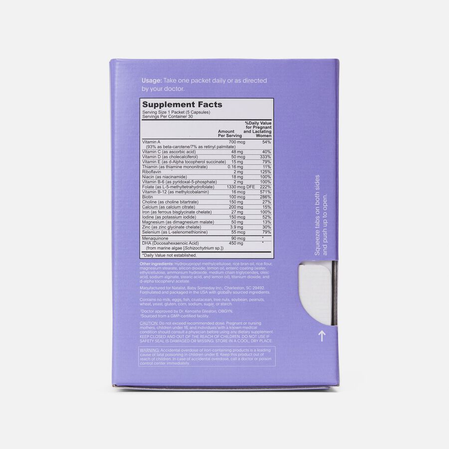 Natalist Prenatal Daily Packets, 30 ct., , large image number 3