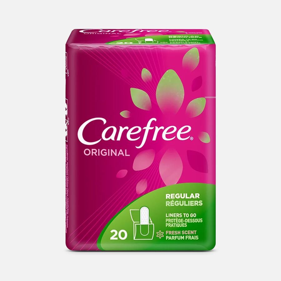 Carefree Original Regular Pantiliners, Scented, 20 ct., , large image number 0