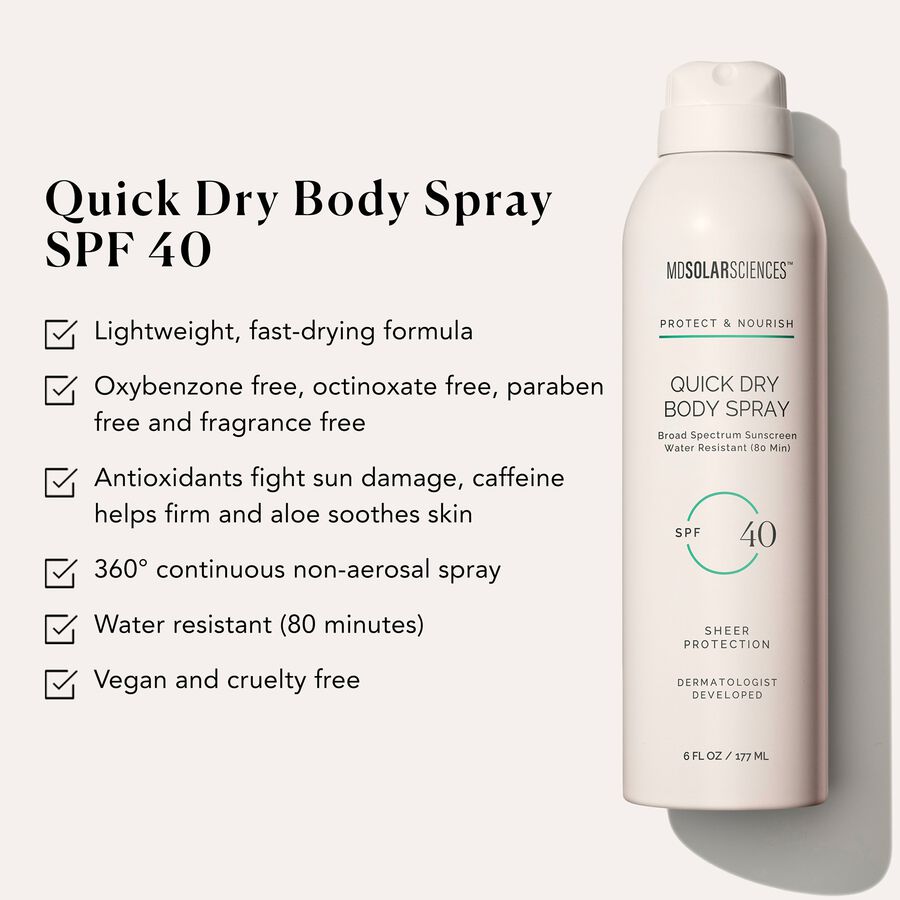 MDSolarSciences Quick Dry Body Spray SPF 40, 6 oz., , large image number 2