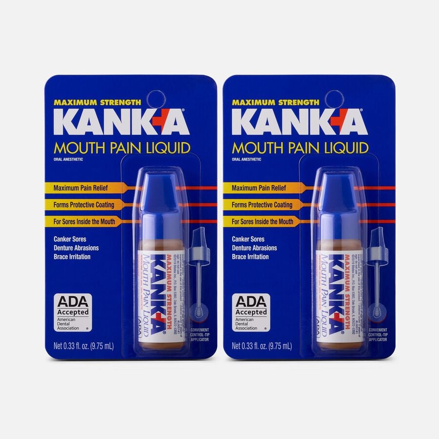Kank-A Maxmium Strength Mouth Pain Liquid (2-Pack), , large image number 0