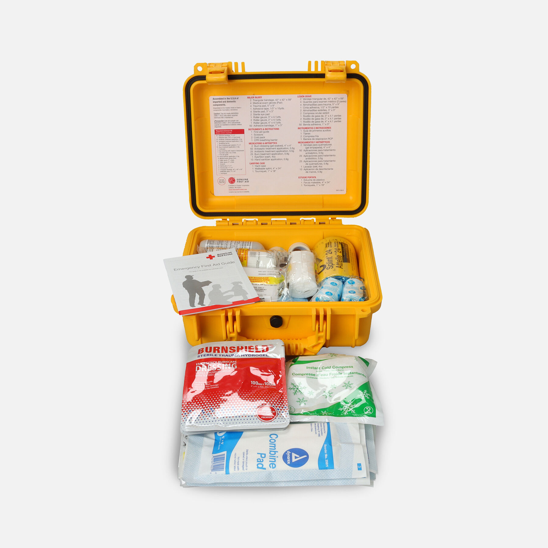 HSA Eligible Genuine First Aid Waterproof First Aid Kit Class B ANSI
