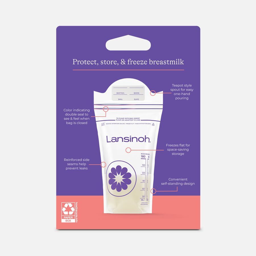 Lansinoh Breastmilk Storage Bags, 50 ct., , large image number 1