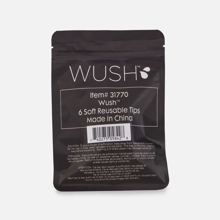 Wush Water Powered Ear Cleaner by BlackWolf Reusable Replacement Tips, 6 ct., , large image number 1