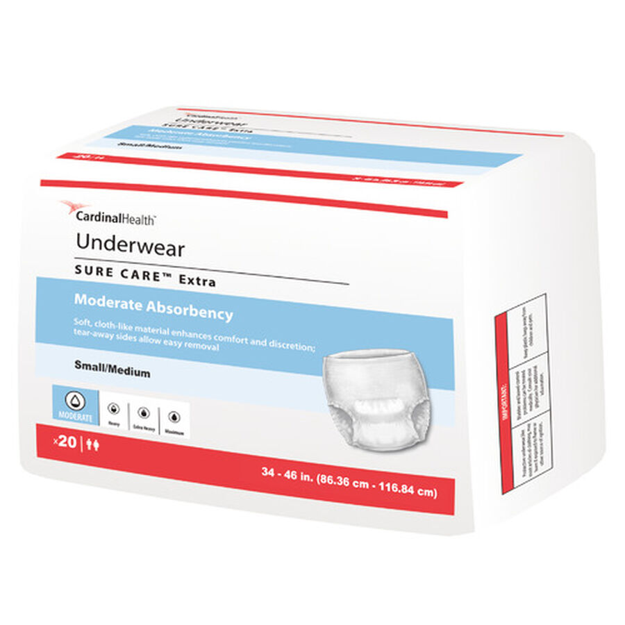 Cardinal Health SURE CARE™ Extra Adult Underwear