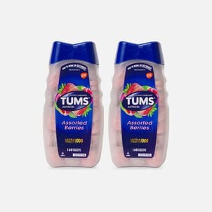 TUMS Ultra Strength Chewable Antacid Tablets, Assorted Berries, 160 ct. (2-Pack)