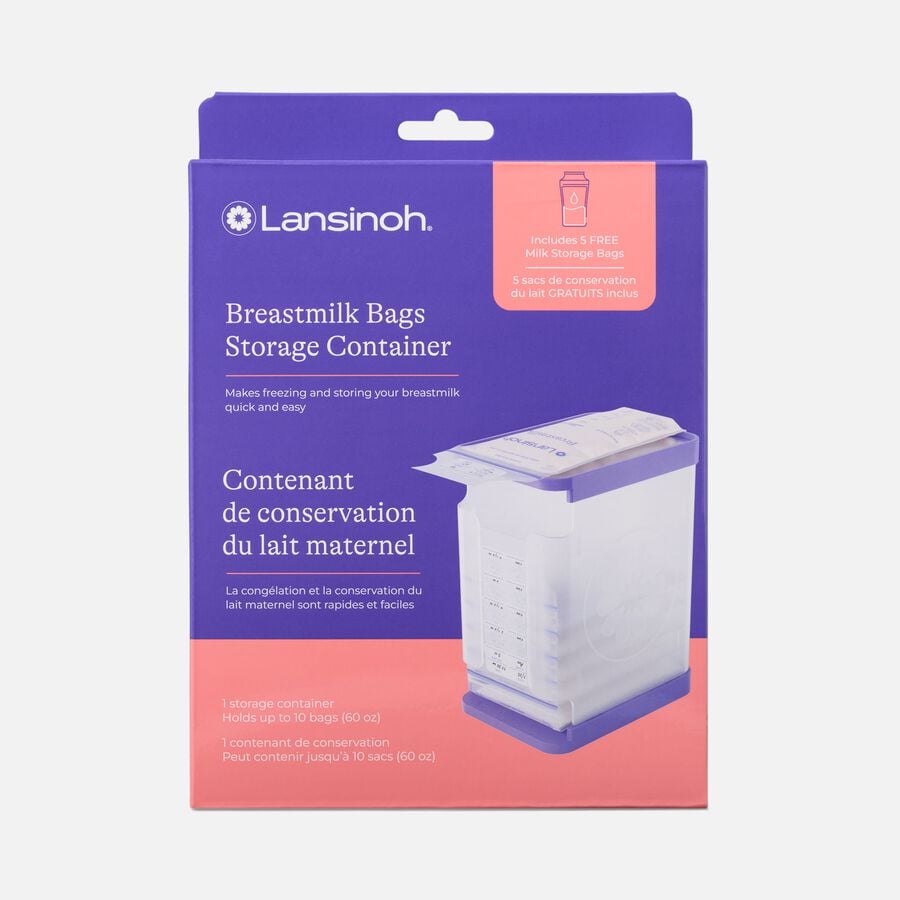 Lansinoh Breastmilk Bags Storage Container, , large image number 0