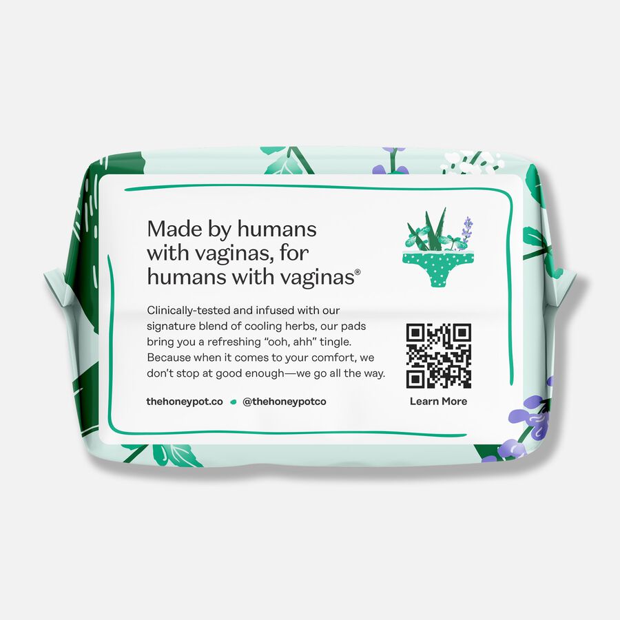 The Honey Pot 100% Organic Top Sheet Everyday Herbal Pantiliners, 30 ct., , large image number 3