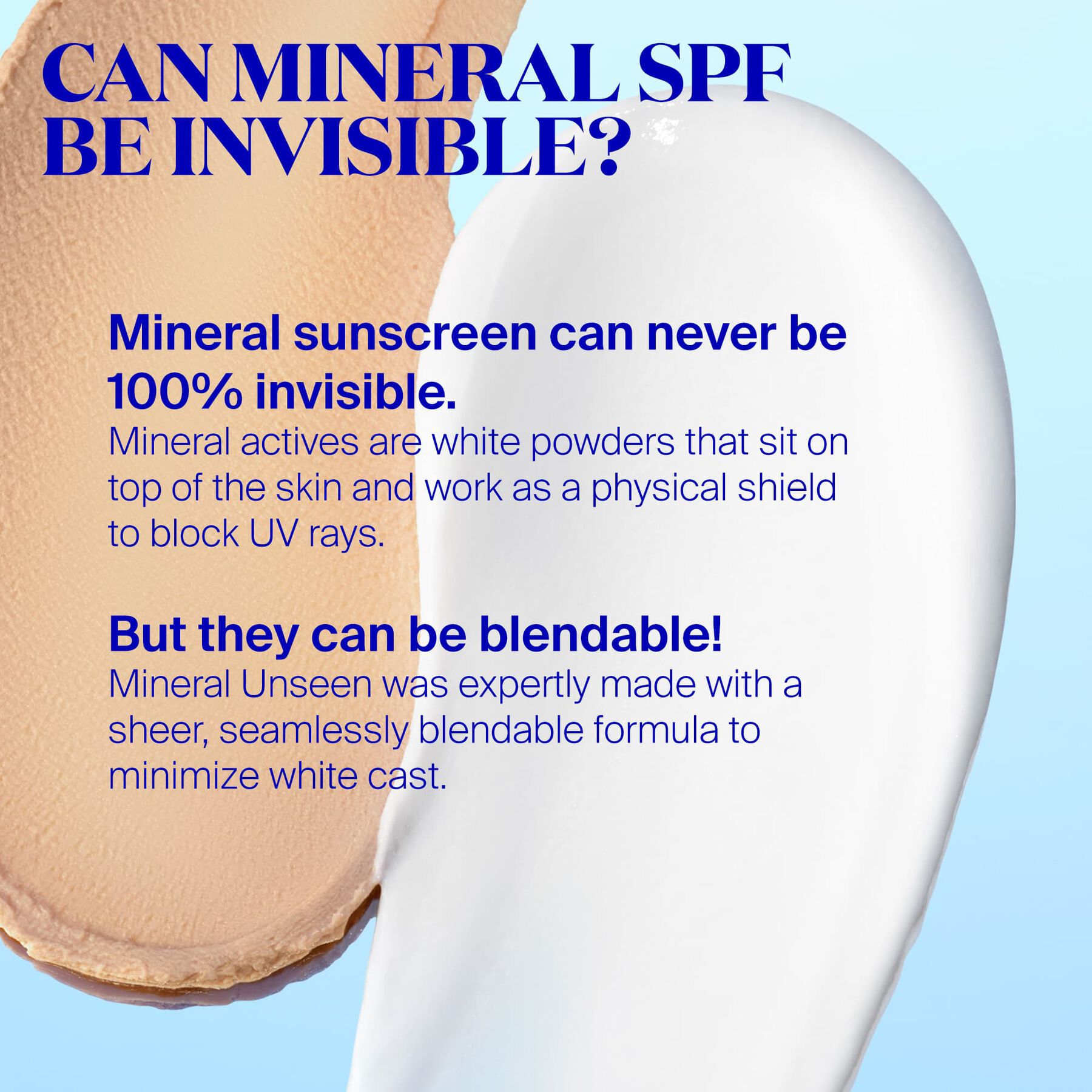 HSA Eligible Supergoop! Mineral Unseen Sunscreen, SPF 40, 1.7 fl oz