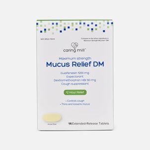 Caring Mill&trade; Maximum Strength Mucus-DM Extended-Release Tablets,14 ct