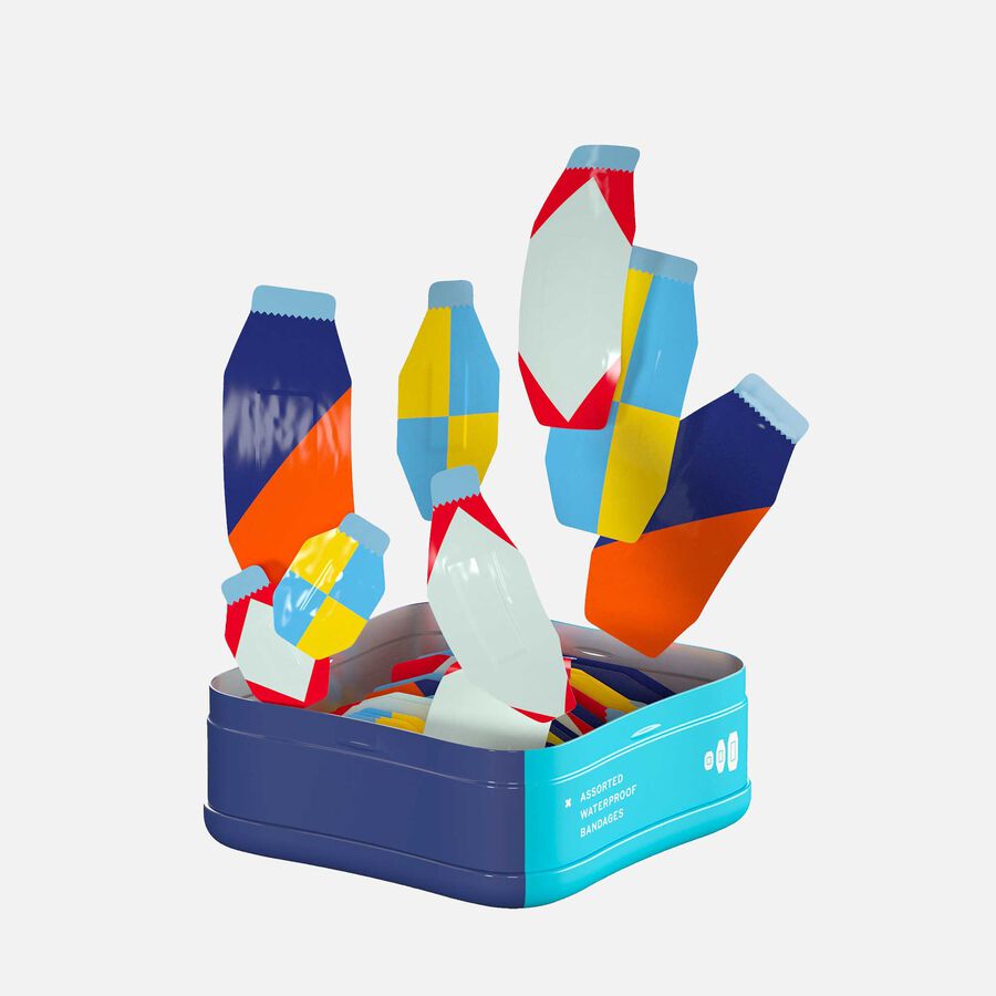 Welly Waterproof Bravery Badges Assorted Waterproof Bandages 39 ct.