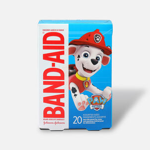 BandAid Adhesive Bandages Nickelodeon Paw Patrol Assorted Sizes 20 ct