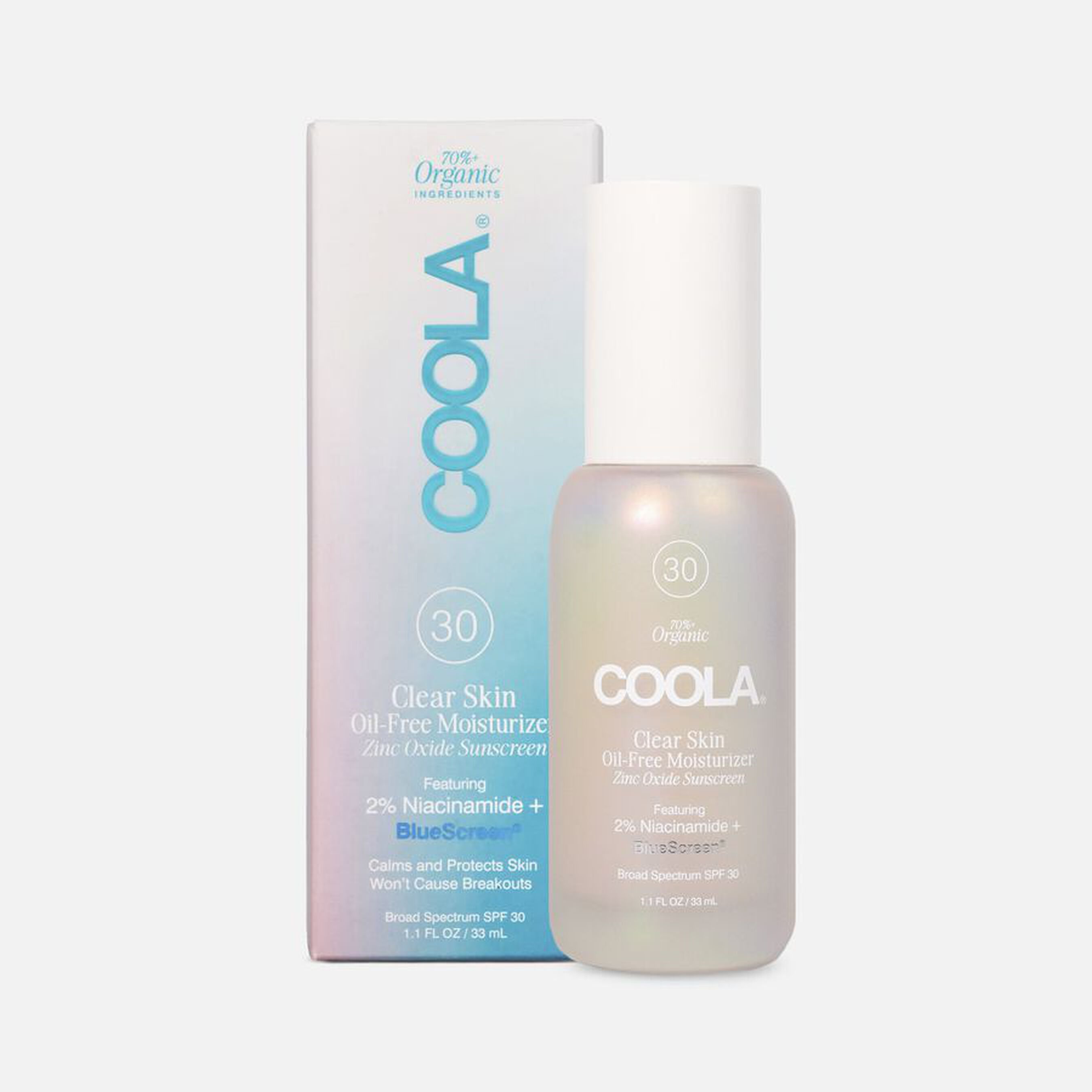 HSA Eligible COOLA Clear Skin OilFree Moisturizer SPF 30, 1.1 oz. HSA Eligible