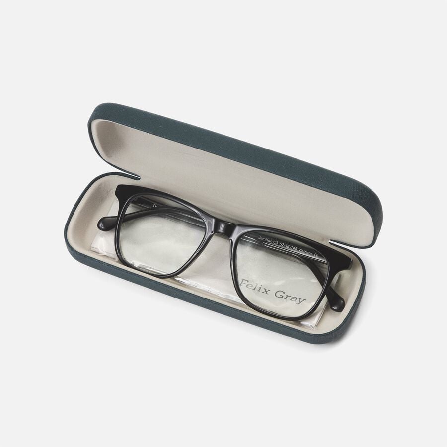 Felix Gray Reading Glasses, Jemison, Black, large image number 2
