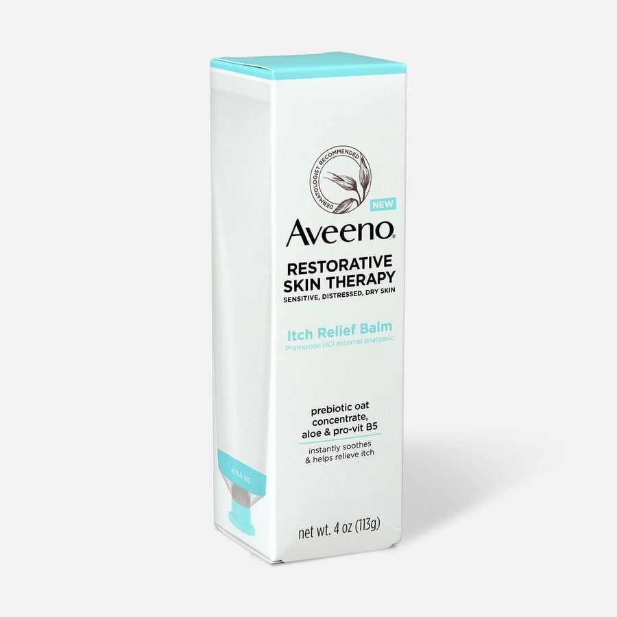 Aveeno Restorative Skin Therapy Itch Relief Balm, 4oz. Aveeno Restorative Skin Therapy Itch Relief Balm, 4oz.