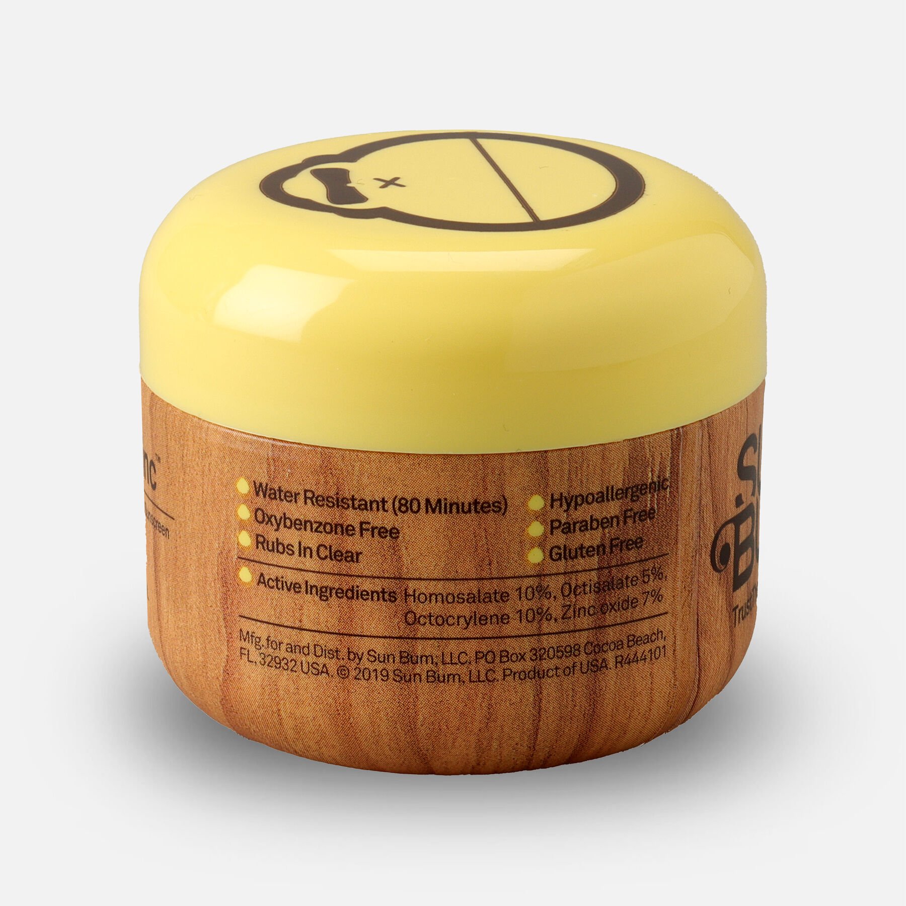 HSA Eligible Sun Bum Clear Zinc Oxide Sunscreen, SPF 50, 1 oz. Jar