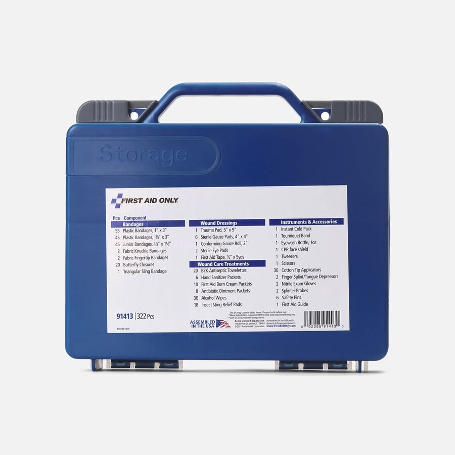 First Aid Only Clear Cover Intermed First Aid Kit without Light, 322 pc., , large image number 1