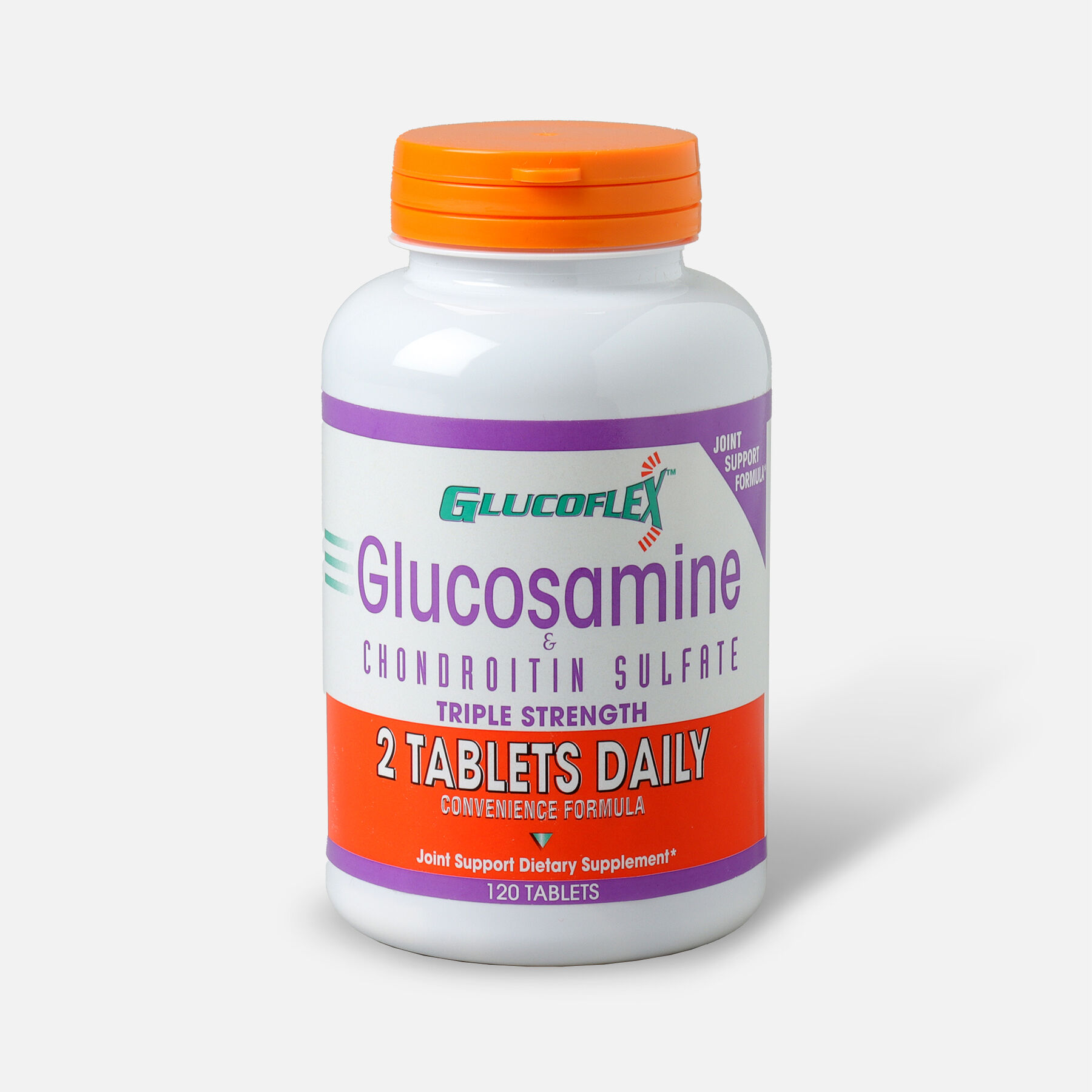 Glucoflex Glucosamine and Chondroitin Triple Strength Caplets, 120 ea