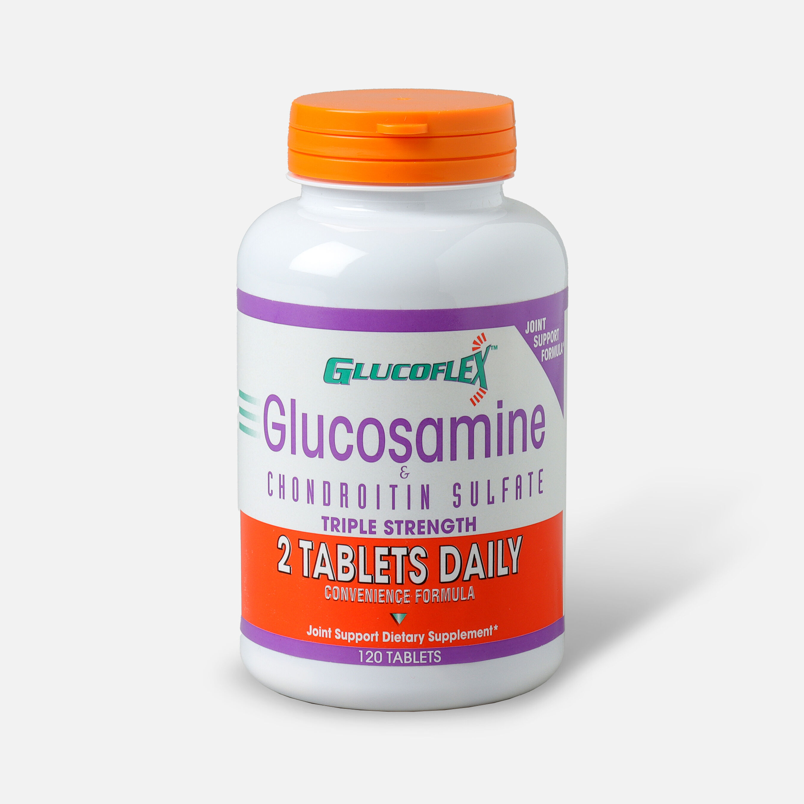 Glucoflex Glucosamine and Chondroitin Triple Strength Caplets, 120 ea