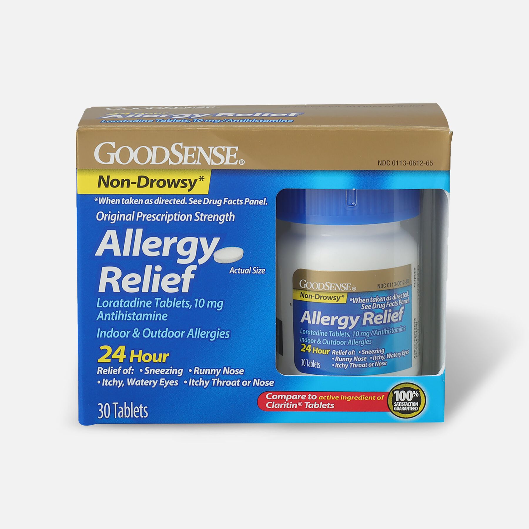 GoodSense® Allergy Relief Loratadine 10 mg Tablets, 30 ct