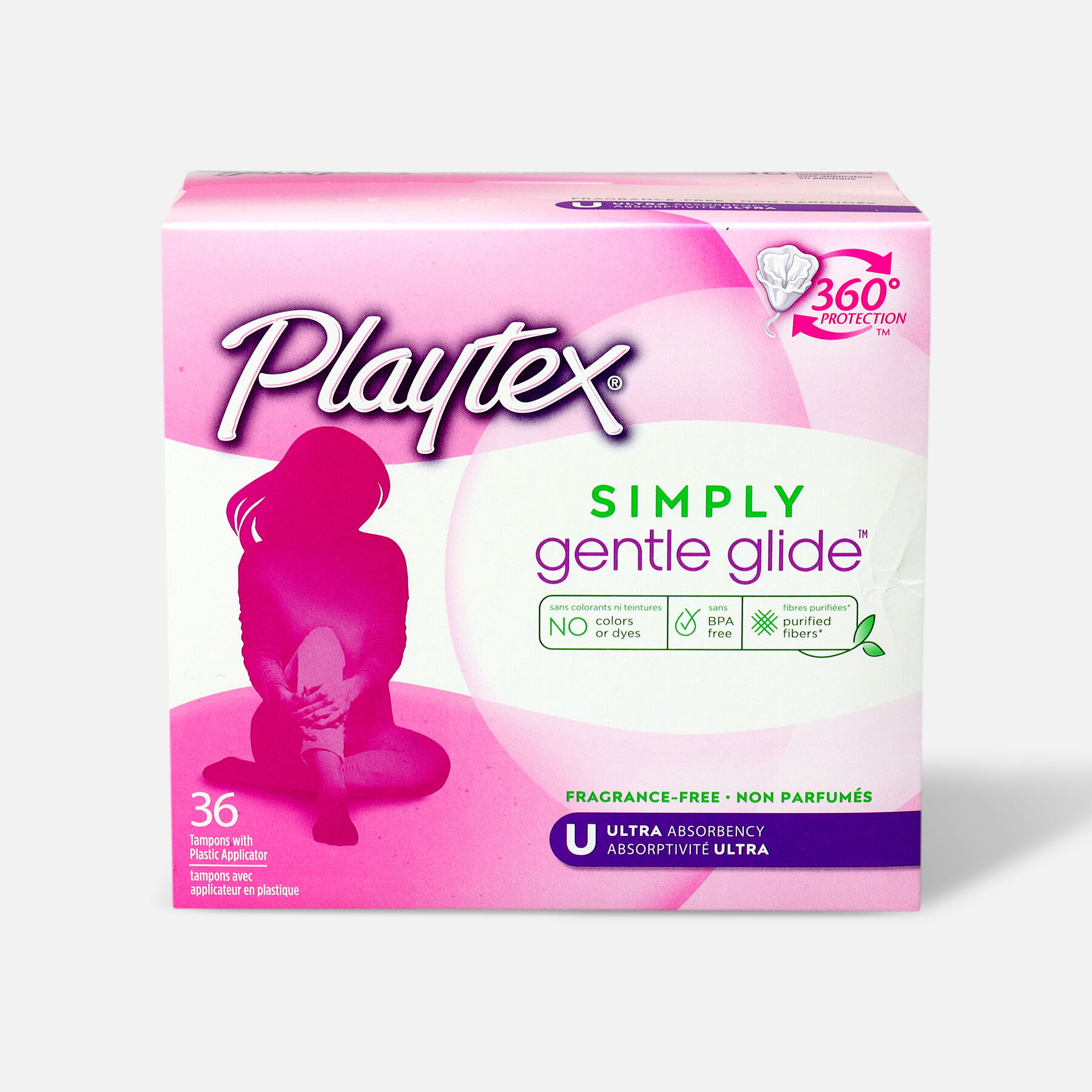 Playtex Gentle Glide Ultra Tampons, Unscented, 36ct