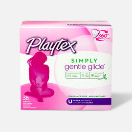 playtex 36ct unscented tampons gentle