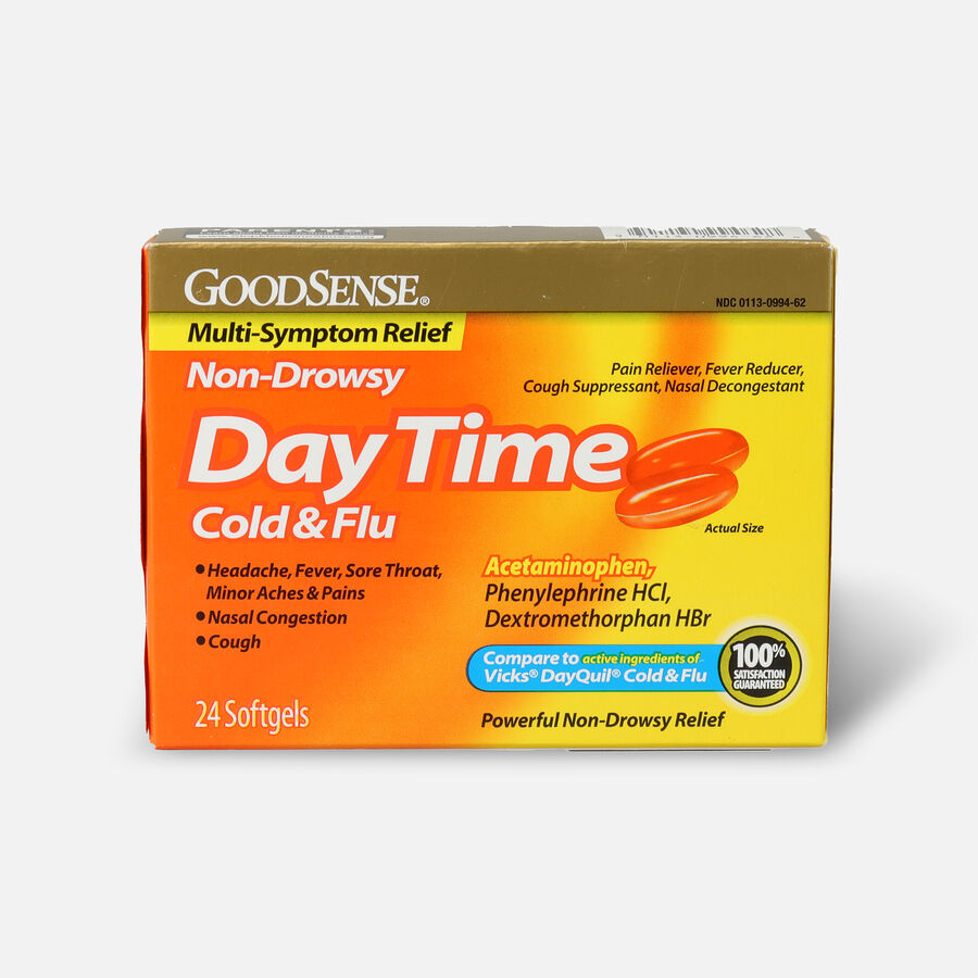 GoodSense® DayTime Cold & Flu MultiSymptom Relief Softgels