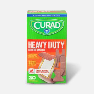 Curad Extreme Hold Adhesive Bandages Assorted 30 ct
