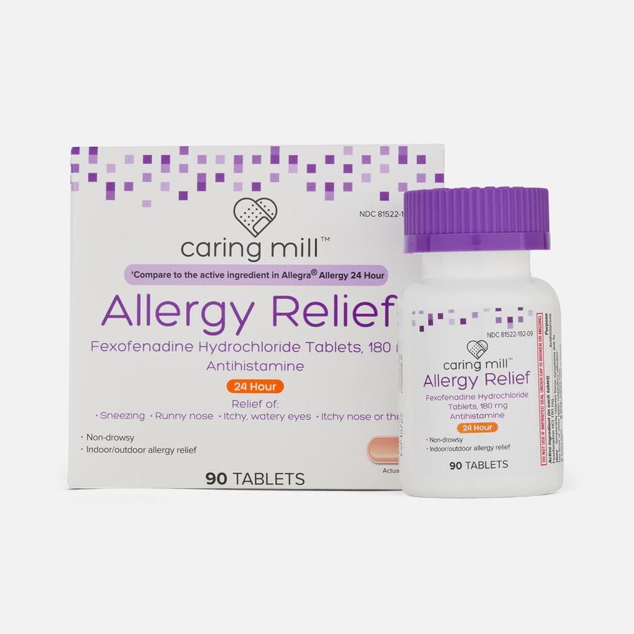 Caring Mill&trade; Fexofenadine Tablet, 24 hour, 30 ct., , large image number 1
