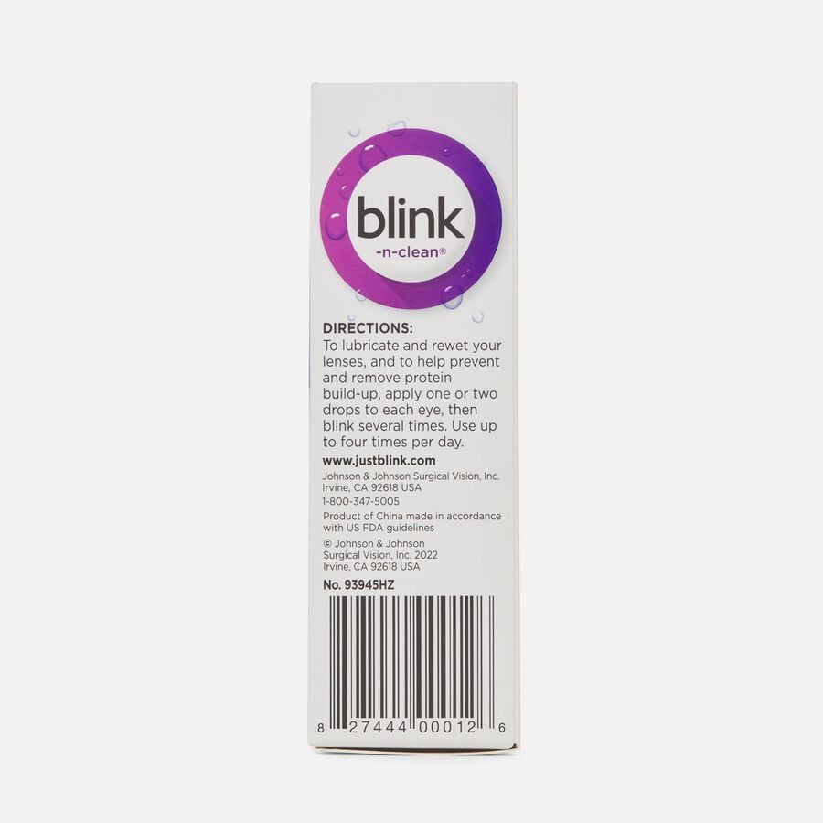 Bausch + Lomb Blink-N-Clean Lens Drops, 0.5 fl oz., , large image number 4