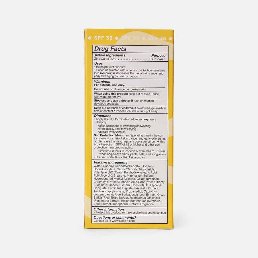 Kinfield Daily Dew Mineral Sunscreen, SPF 35, , large image number 1