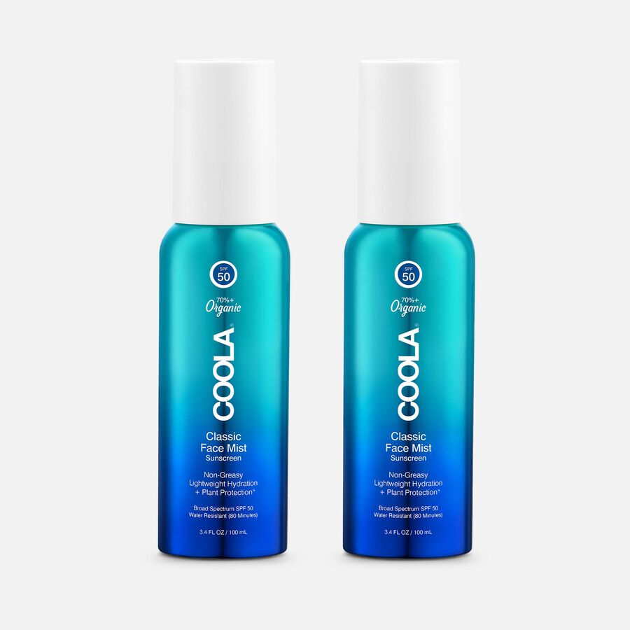 COOLA Classic Face Sunscreen Mist - SPF 50, 3.4 oz. (2-Pack), , large image number 0