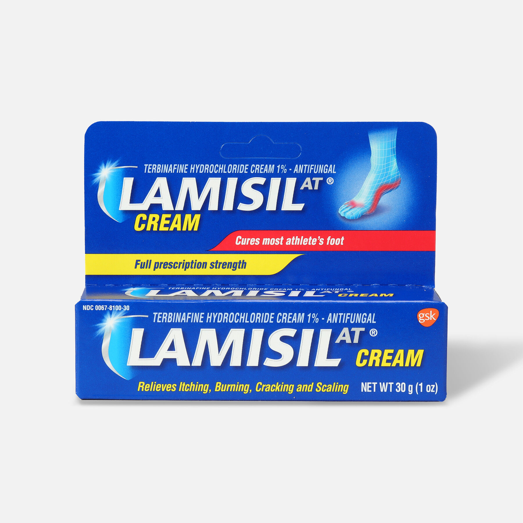 Lamisil Athlete's Foot Treatment Cream, 1 oz.