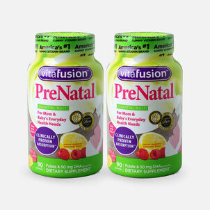 Vitafusion PreNatal Gummy Vitamins, Berry, Lemon and Cherry, 90 ea. (2-Pack)