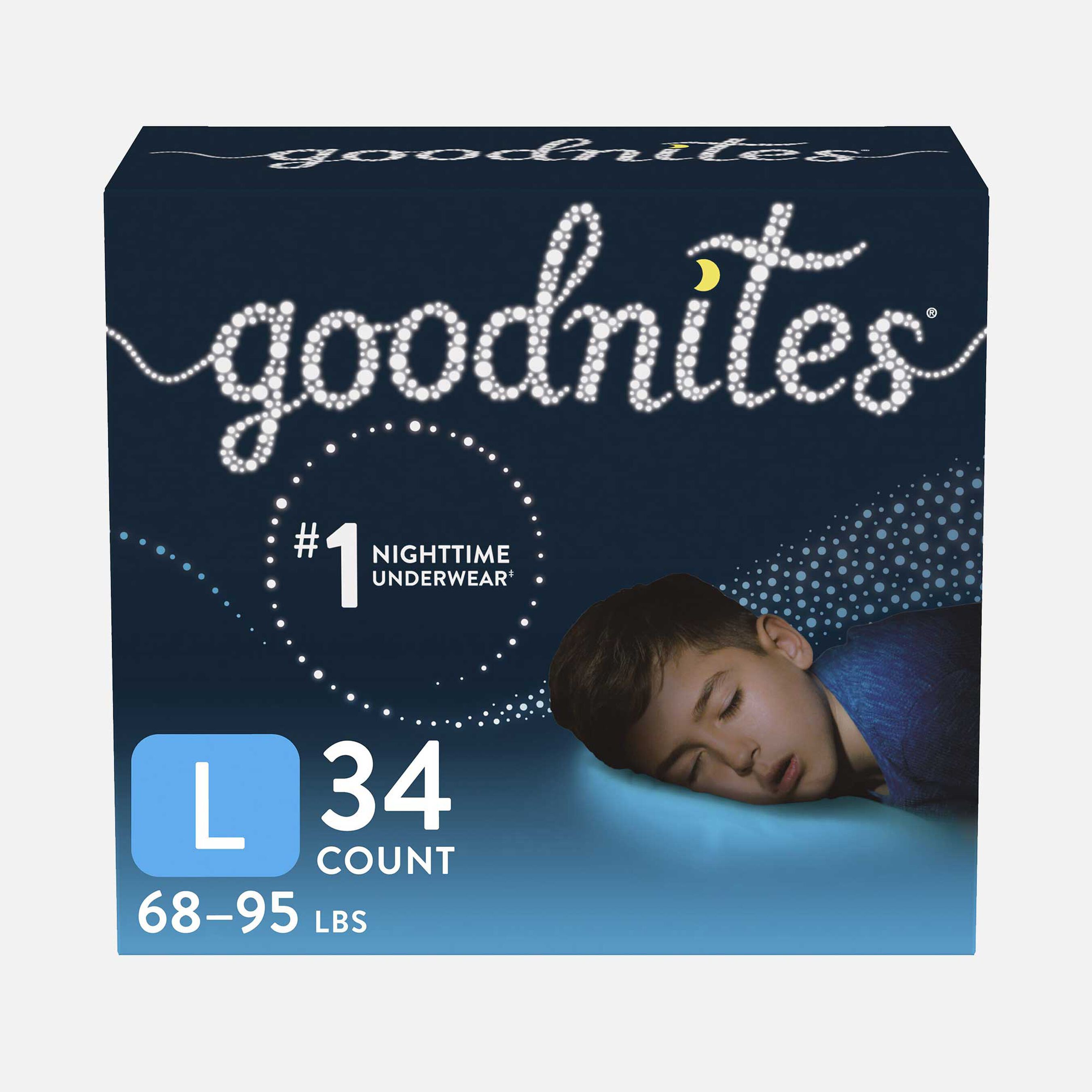 HSA Eligible Goodnites Youth Pants for Boys, Giga Pack HSA Eligible