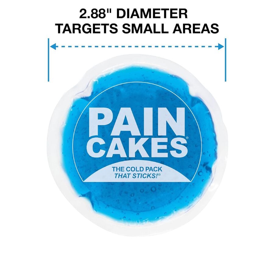 PAINCAKES Mini Cold Packs, 2.88"D , Blue & Purple, 2 ct., , large image number 3
