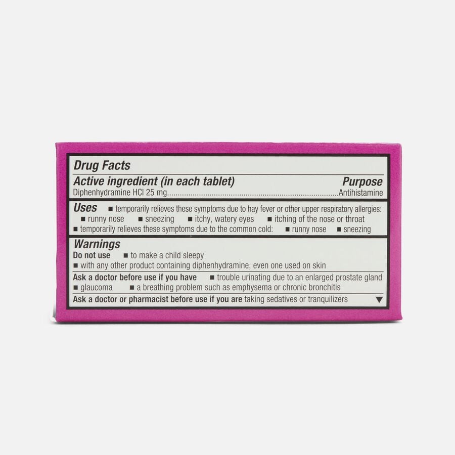 Caring Mill™ Diphenhydramine Allergy Relief Tablets, 100 ct., , large image number 1