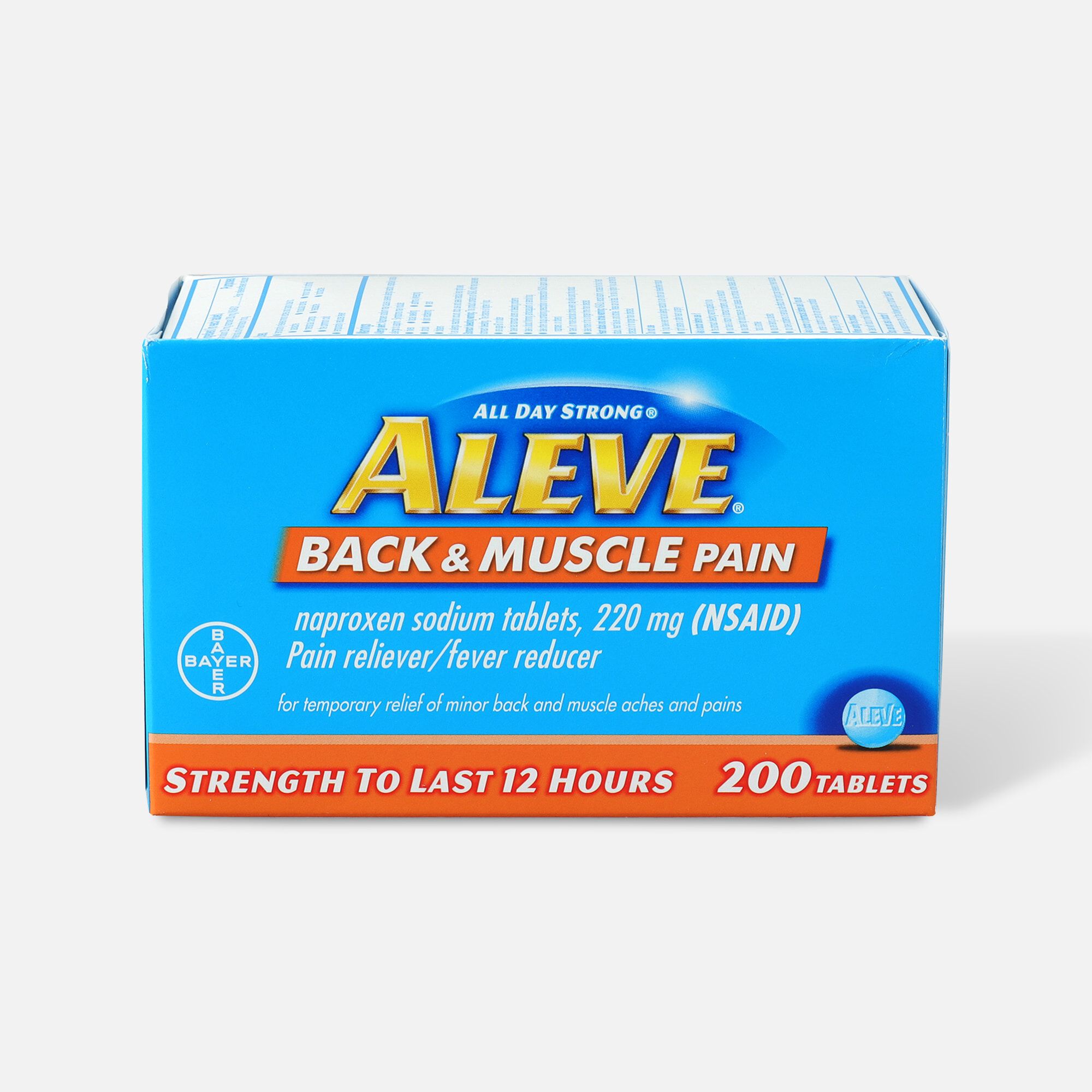 Aleve Back & Muscle Pain, 200ct