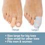 ZenToes Large Gel Toe Cap and Protector, Beige - 6-Pack, Beige, large image number 5