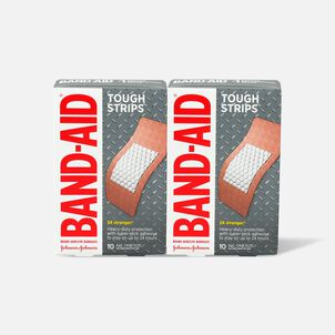 Band-Aid Tough-Strips, Extra Large, 10 ct. (2-Pack)