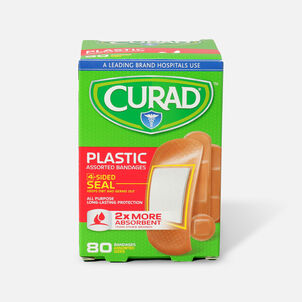 Curad Assorted Plastic Bandages 80 ct