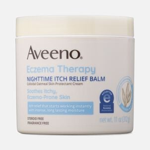 Aveeno Eczema Therapy Nighttime Itch Relief Balm Jar, 11 oz.