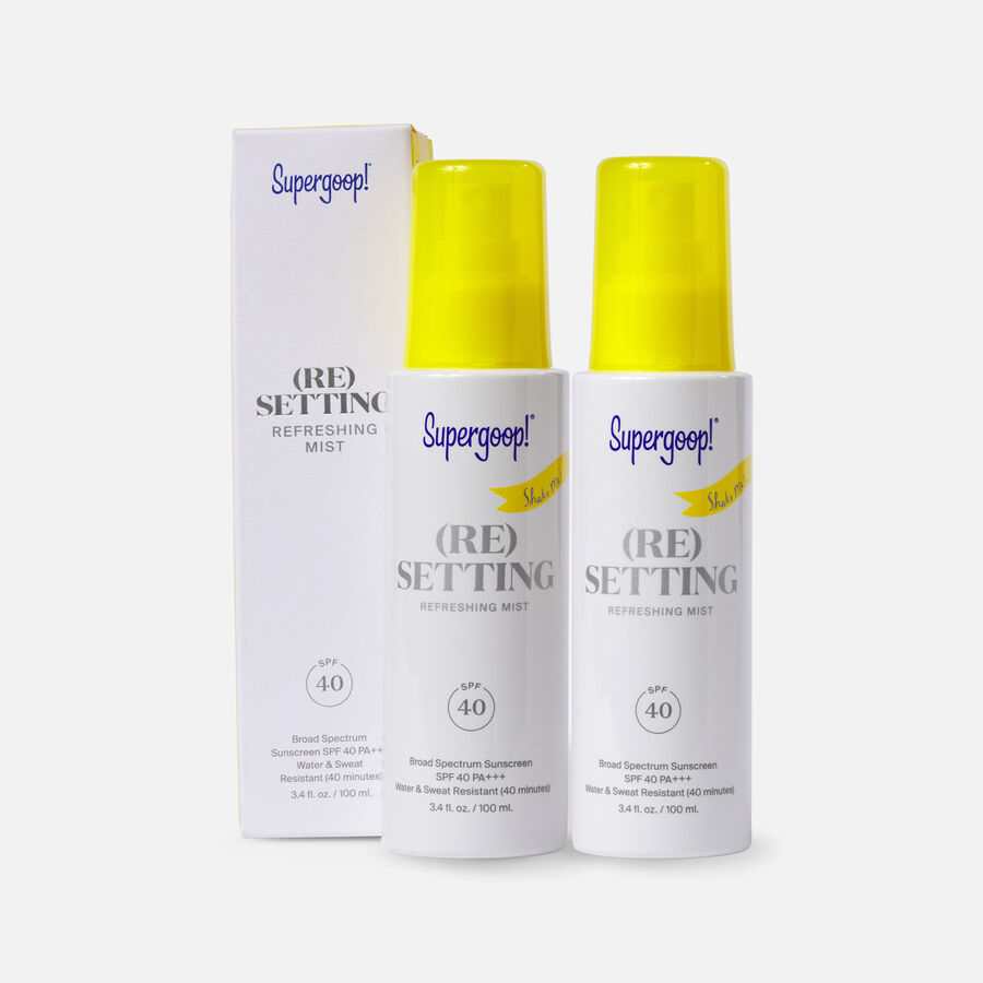 Supergoop Re-Setting Refreshing Mist, SPF 40, 3.4 oz. (2-Pack), , large image number 0